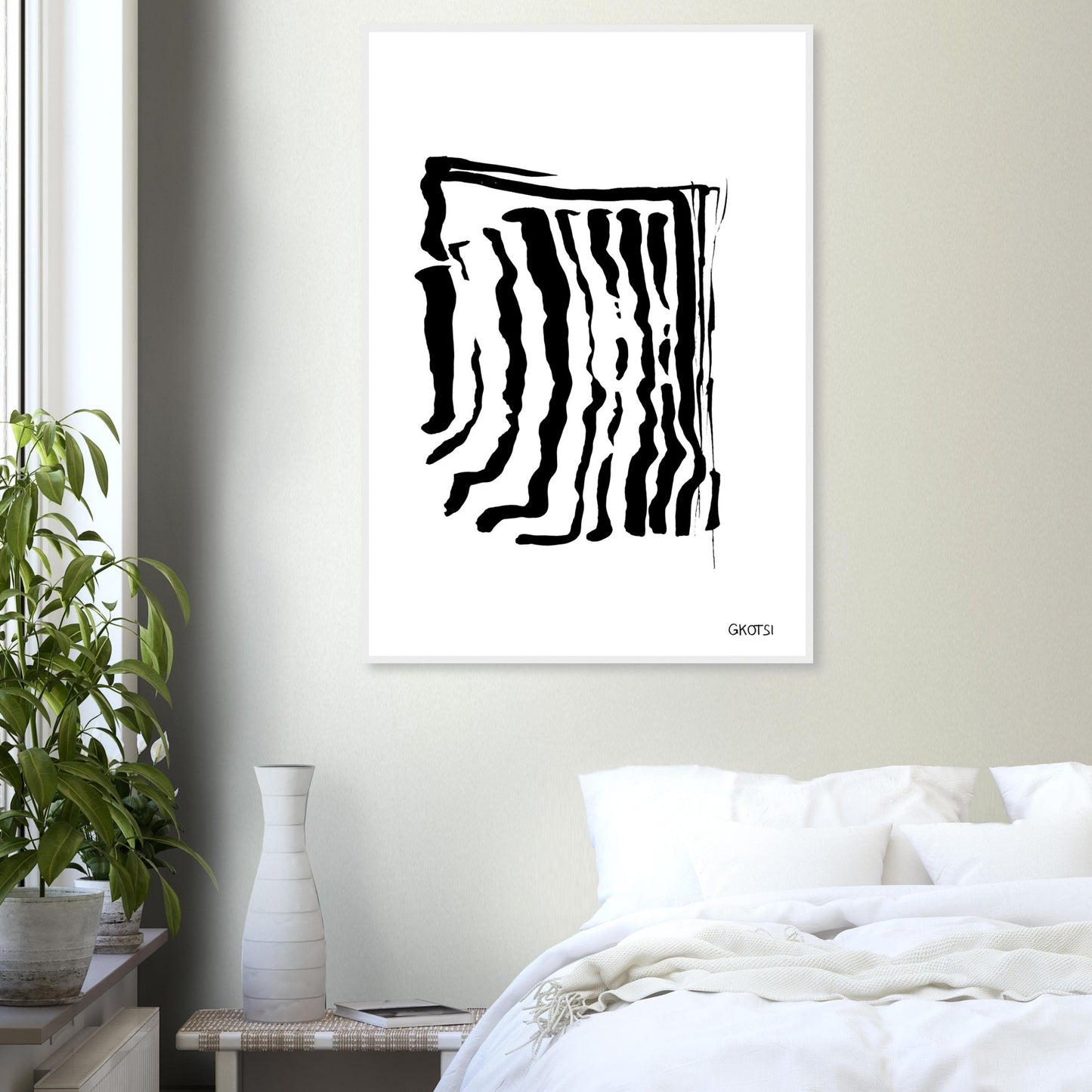 ADAPTING poster print print in bedroom creating adaptive atmosphere