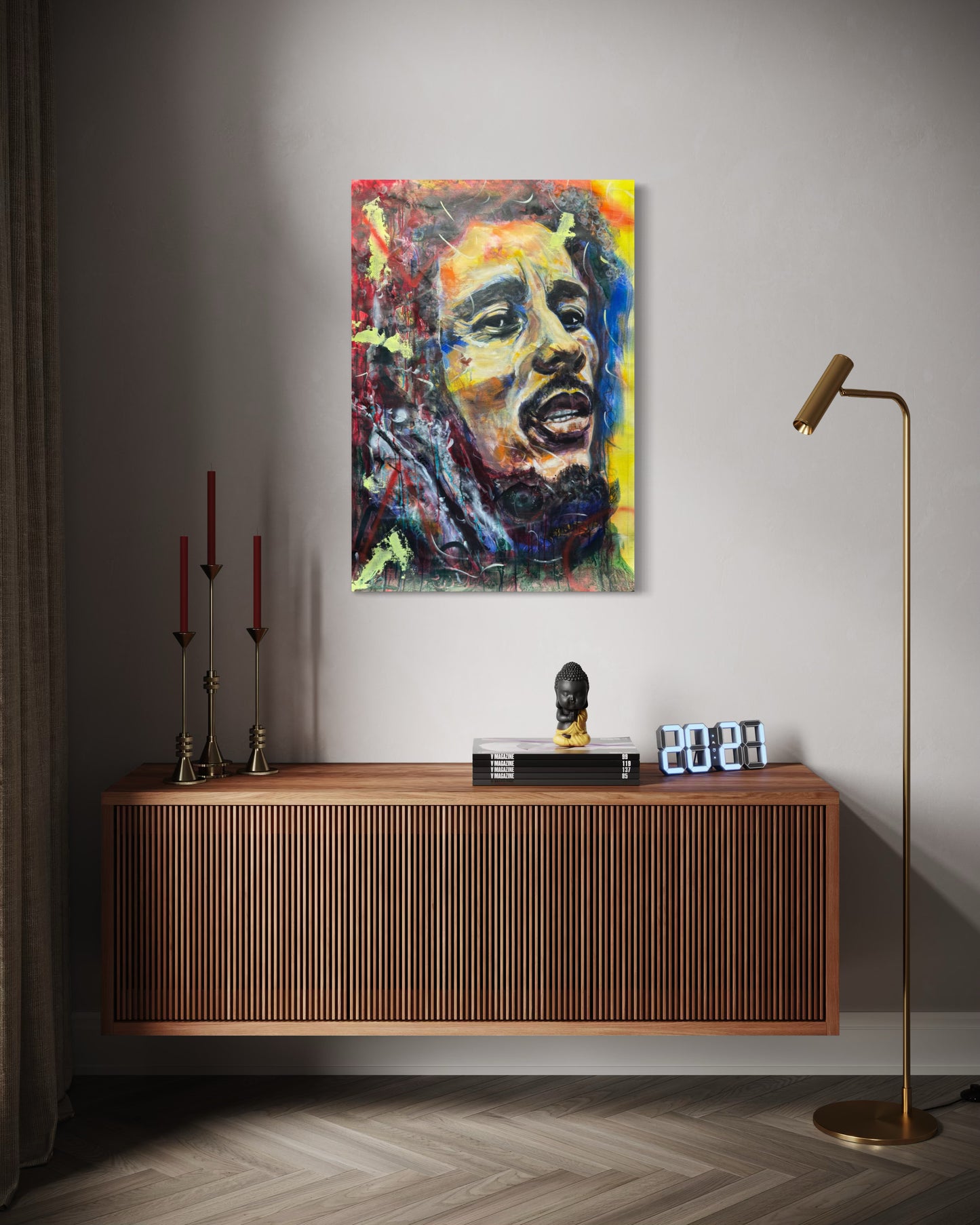 Bob Marley in anteroom