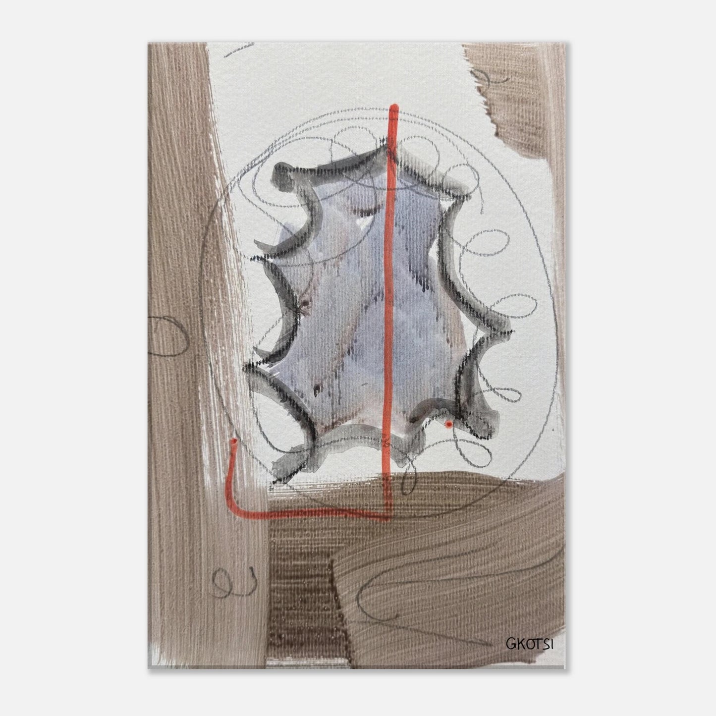 EXITINGLY Canvas print creating dynamic atmosphere - bold minimal moments ambience