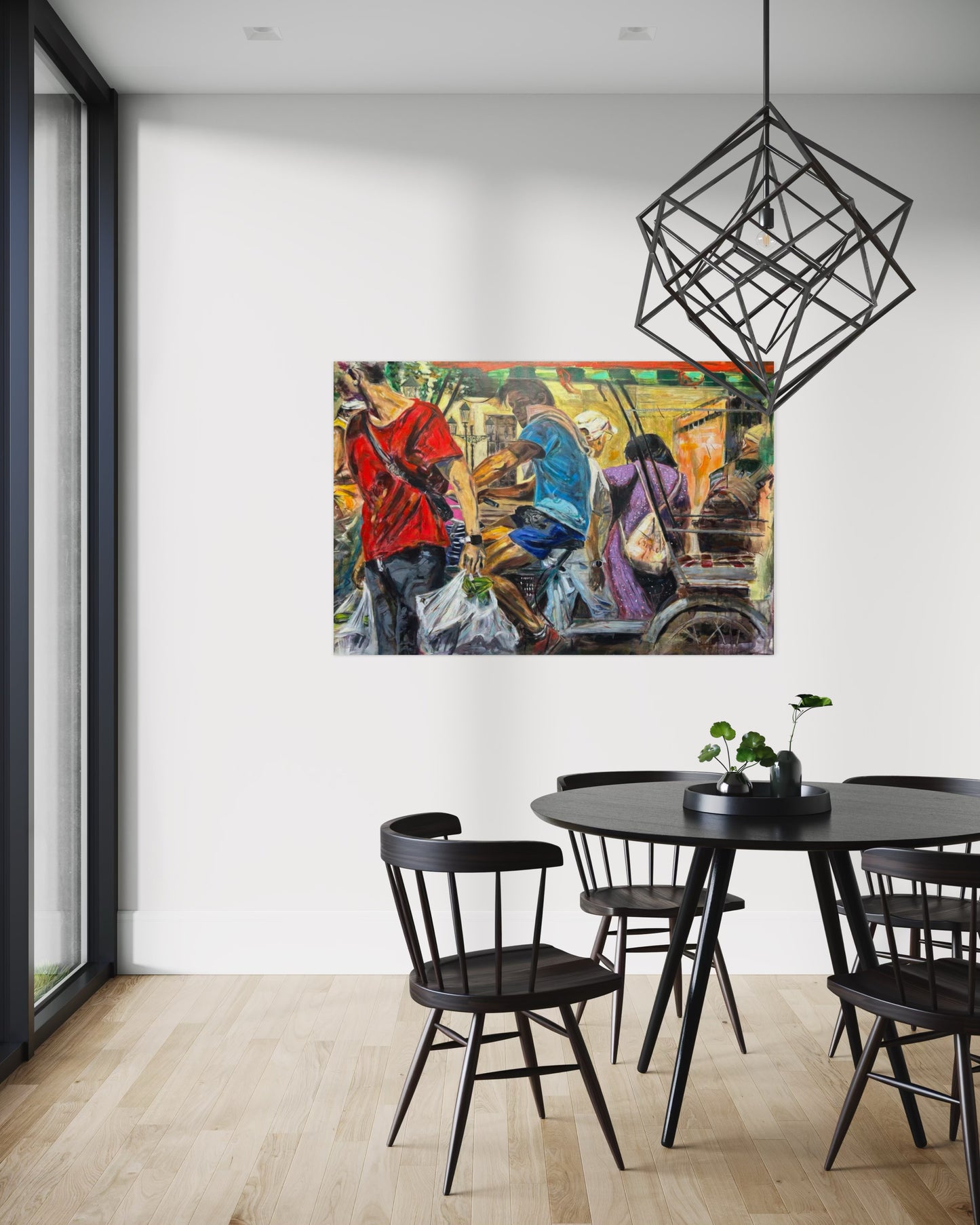 Havana Vieja Travel Original Painting in breakfast area