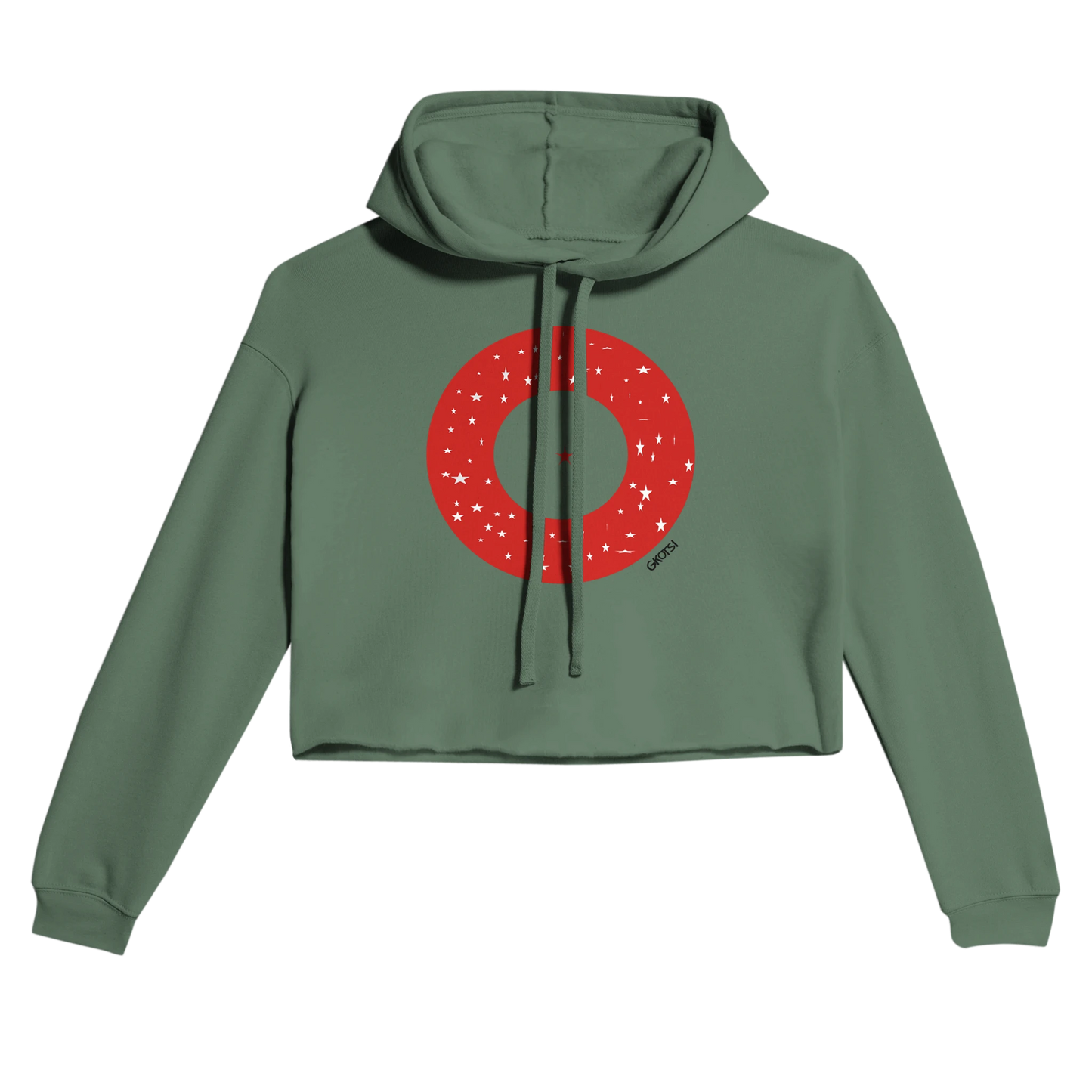 IN YOUR CENTER & KNOWING motivational print front view military green