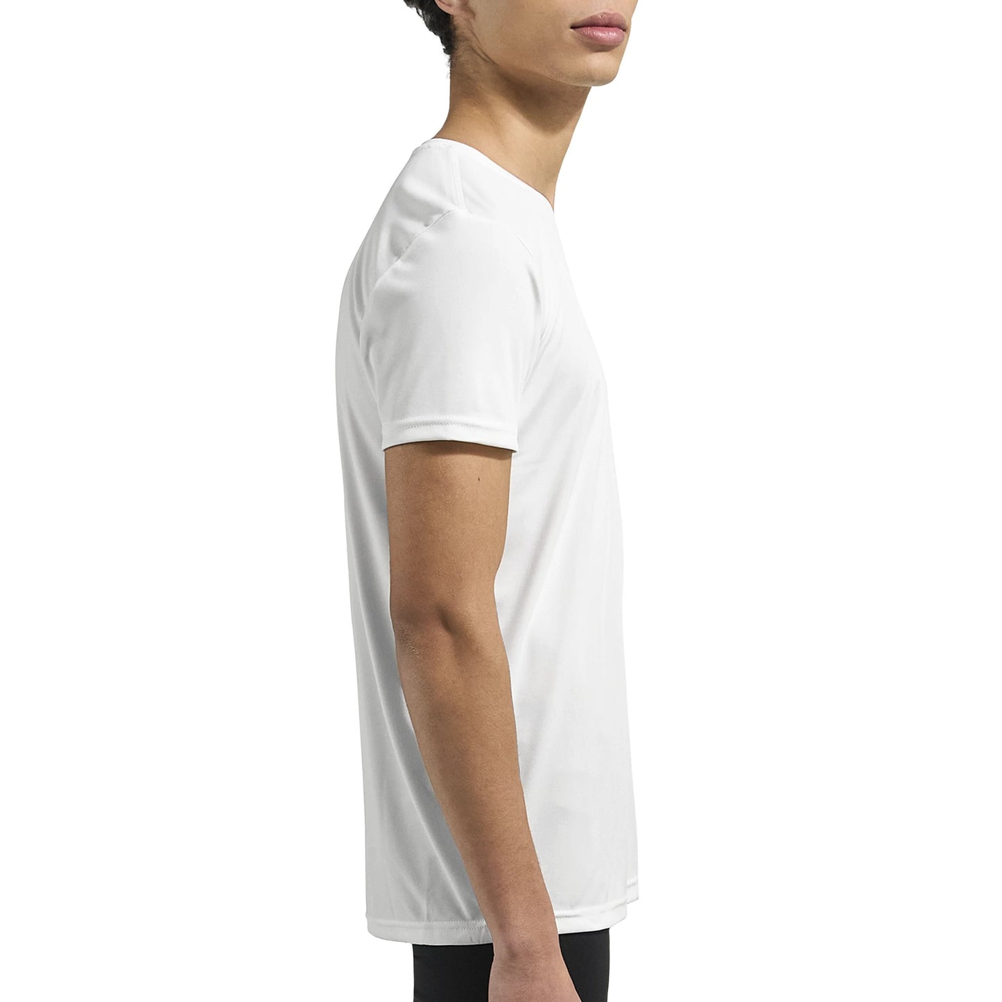 IN YOUR CENTER empowering design T-shirt side view man