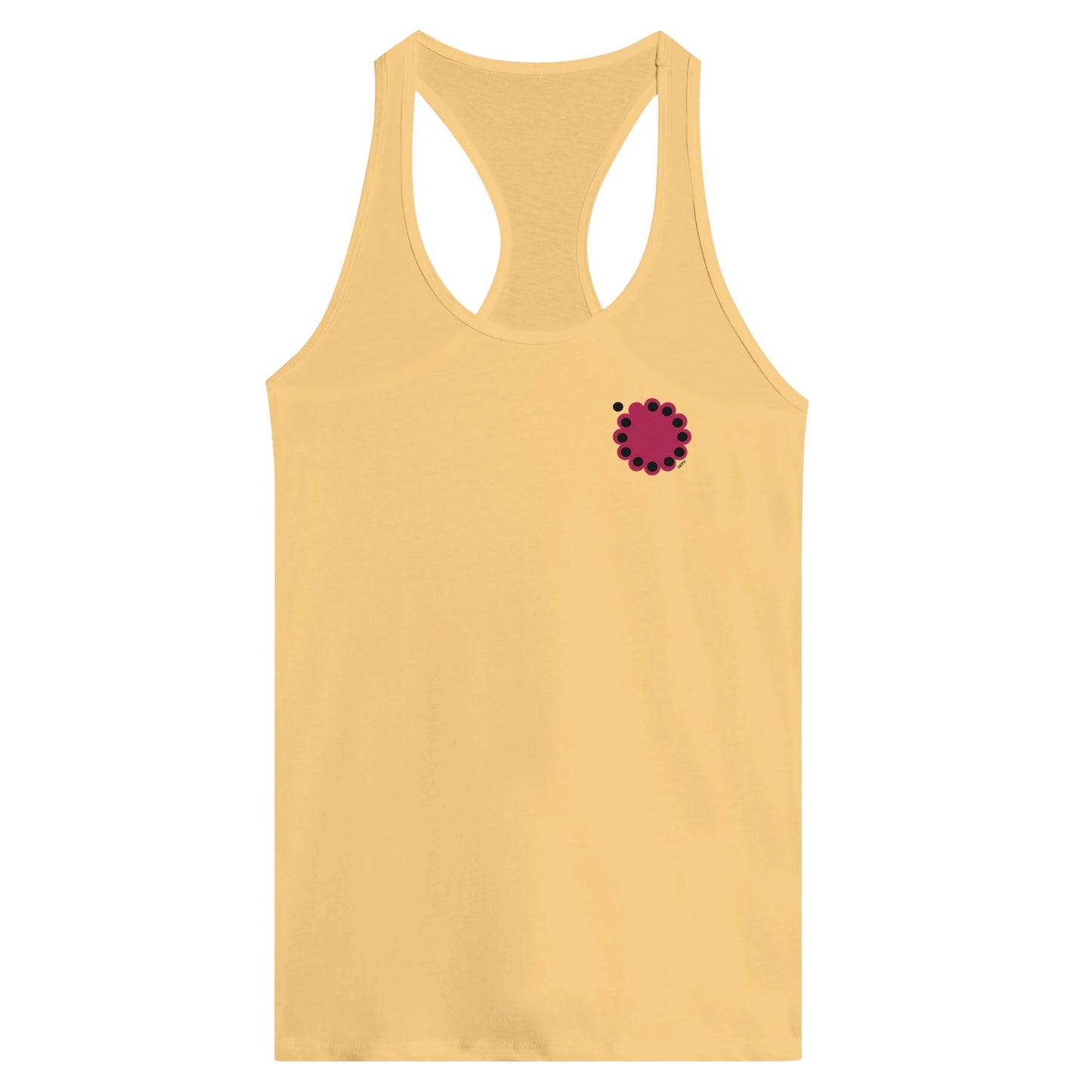 KNOWING empowering design Tank Top view banana cream