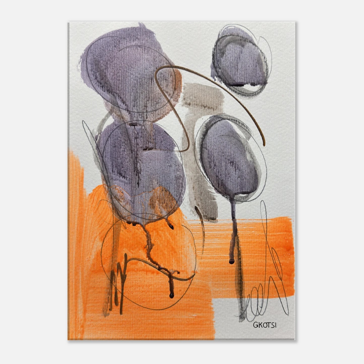 LIBERTY Canvas print detail view - liberating artwork for independent spaces