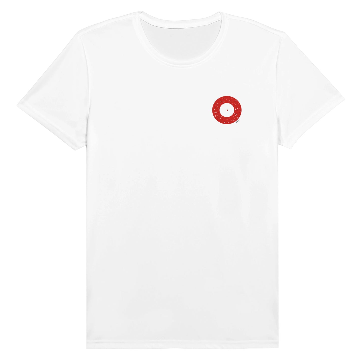 N YOUR CENTER empowering design Performance Unisex Crewneck T-shirt front view