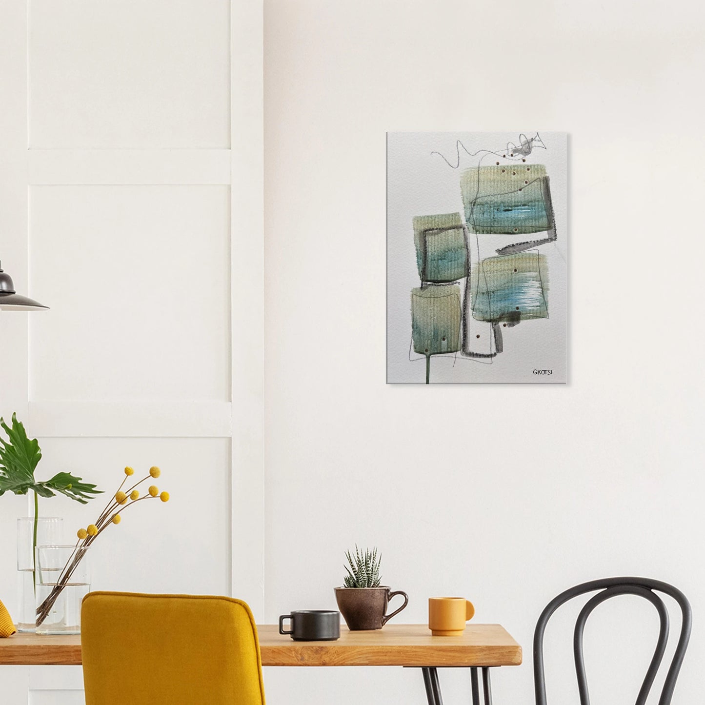 STRUCTURALLY Canvas print perfectly styled home