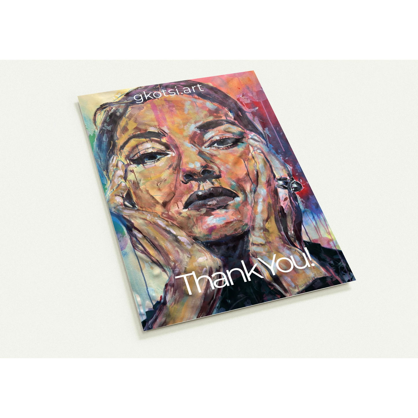 THANK YOU! Silk Paper Card with Mindful Quotes & Soul Notes