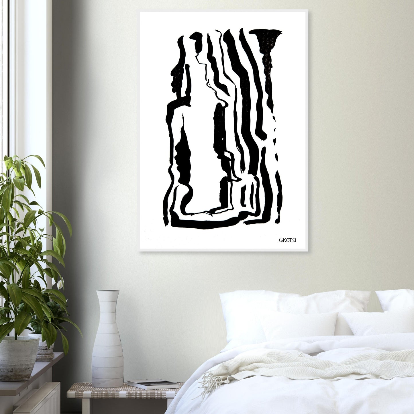 YOUR WAY poster print in bedroom creating empowering atmosphere