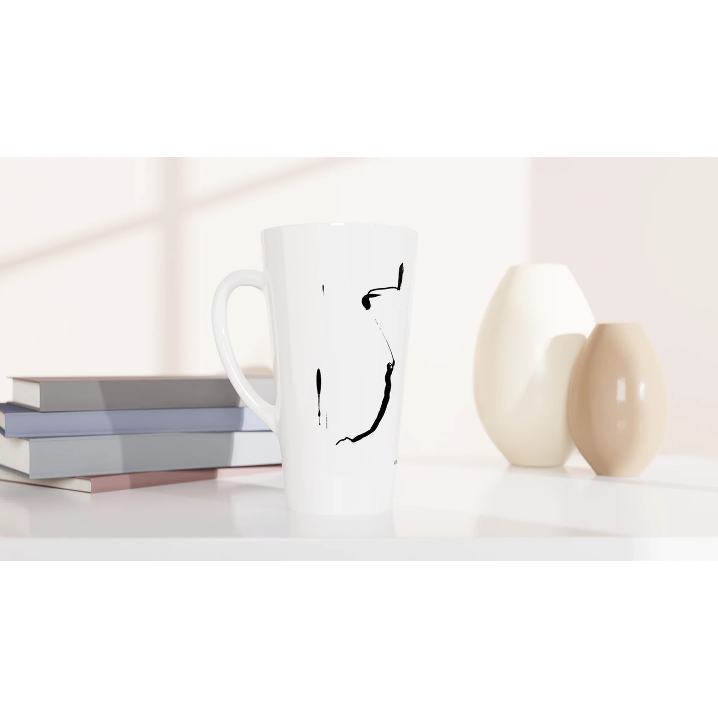 YOU ARE White Mug in office with Mindful Quotes & Soul Notes