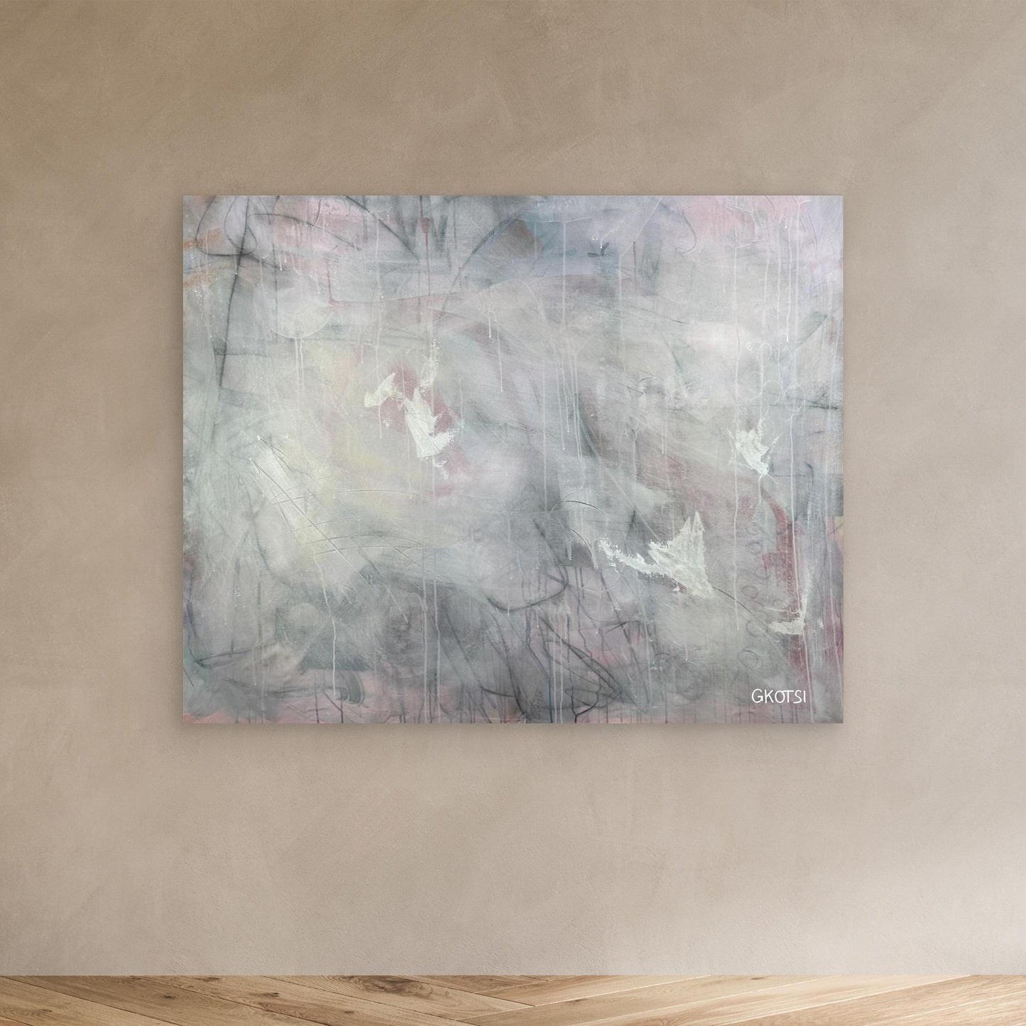 CALM Canvas Print creating peaceful atmosphere - relaxing room ambience