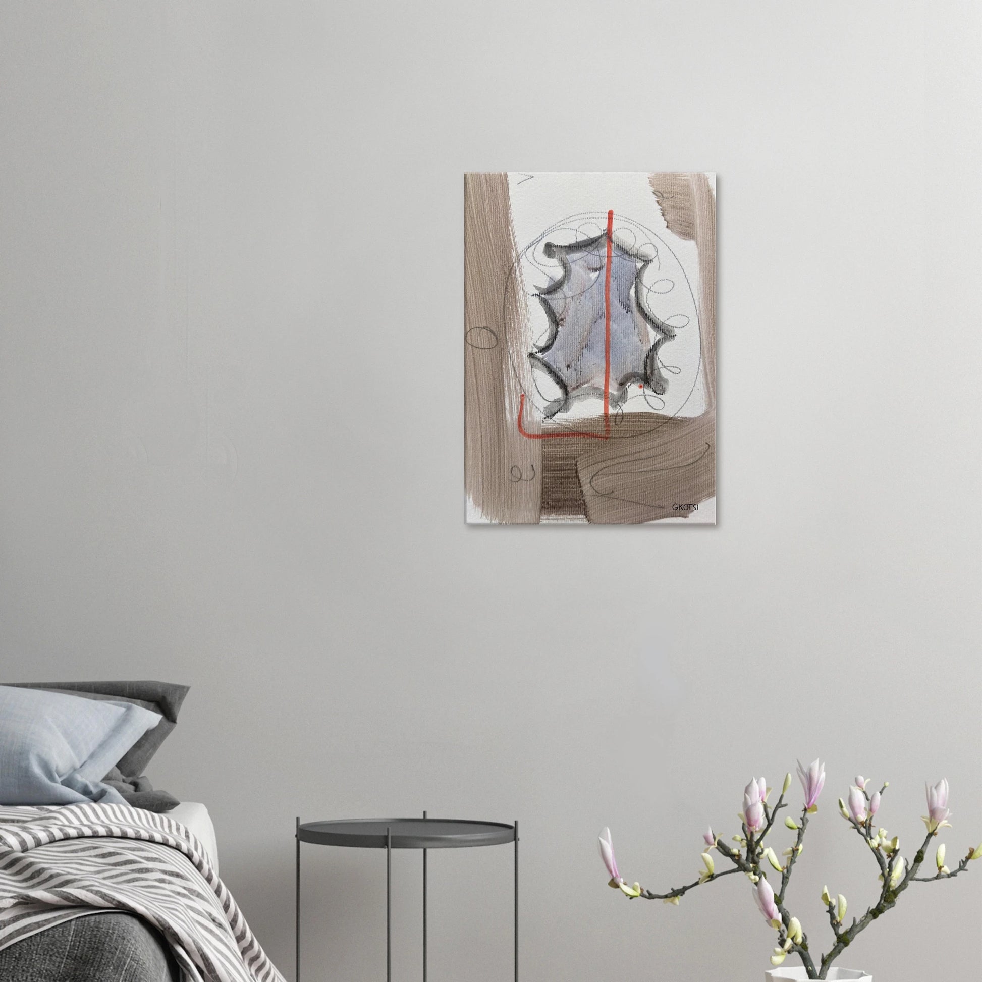 EXITINGLY Canvas creating dynamic atmosphere - minimal bedroom ambience