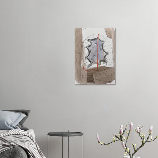 EXITINGLY Canvas creating dynamic atmosphere - minimal bedroom ambience