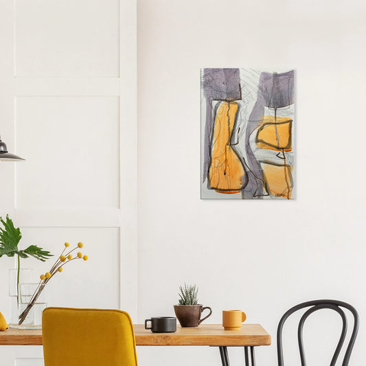 GLOBALLY Canvas print in perfectly styled home - global unity modern wall decoration