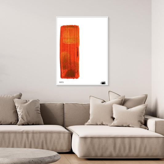GOLD abstract art on contemporary sofa wall - modern luxurious canvas
