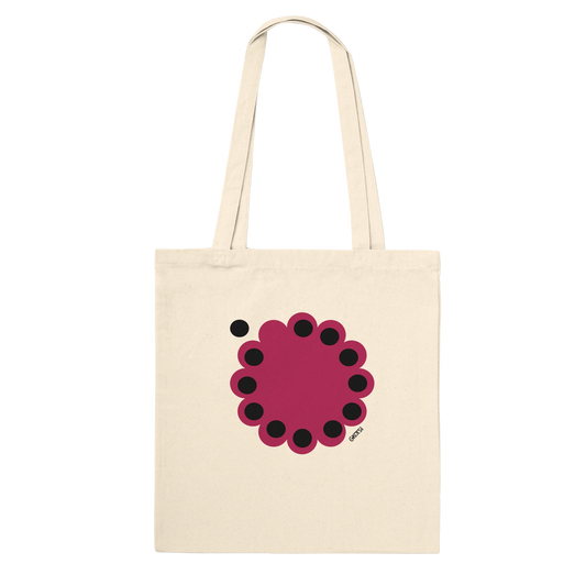 KNOWING empowering design Premium Tote Bag natural color front view