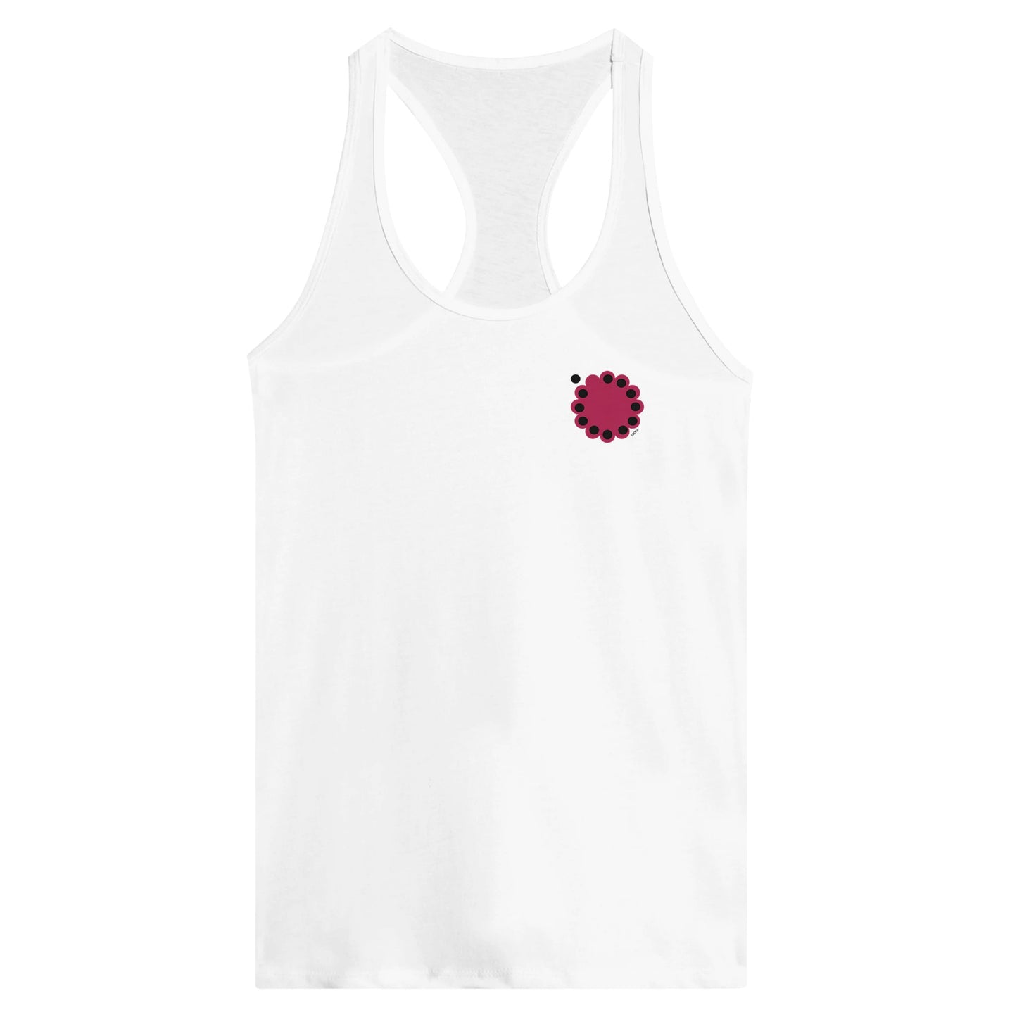 KNOWING empowering design Tank Top view white