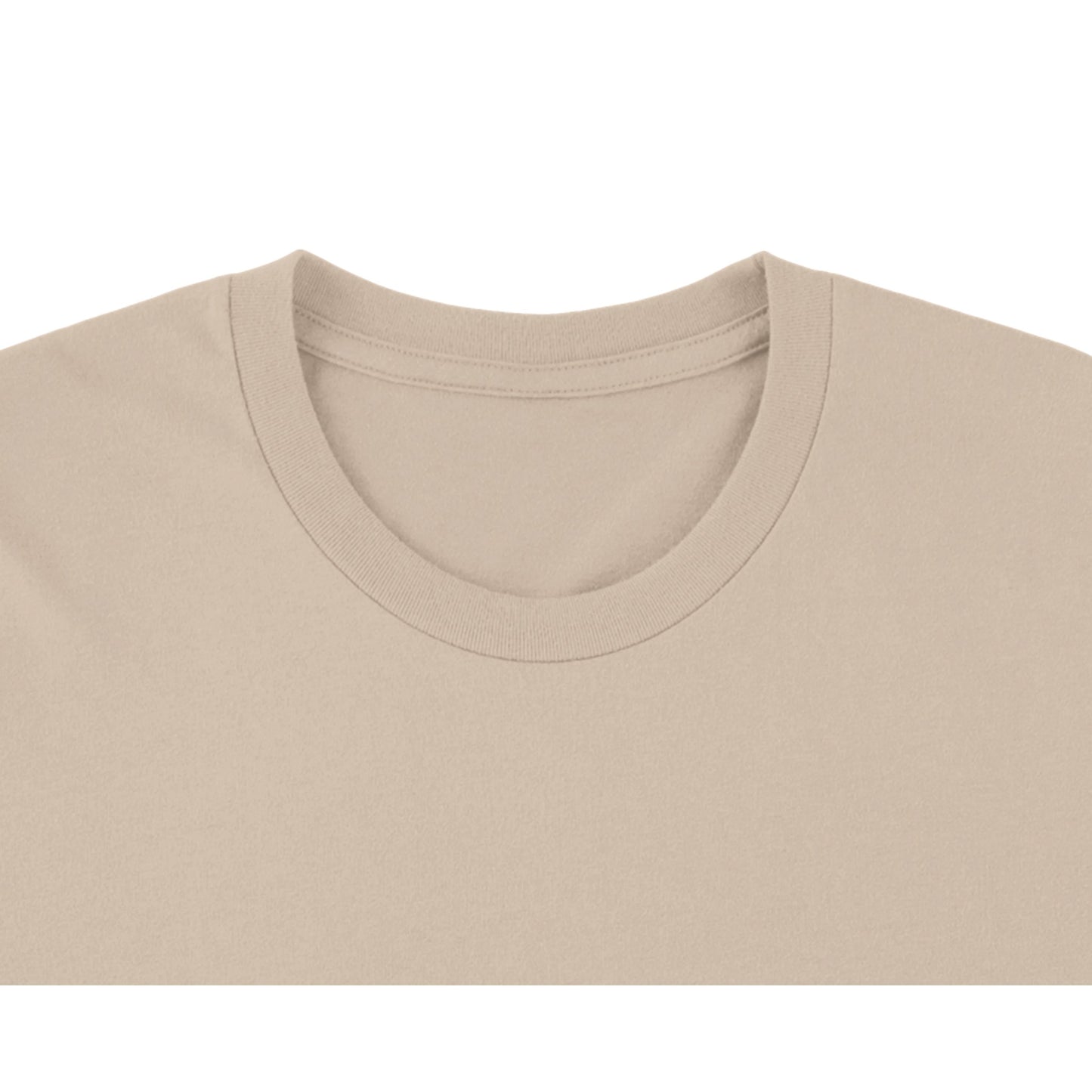 KNOWINGempowering design Cotton T-Shirt front neck detail view 
