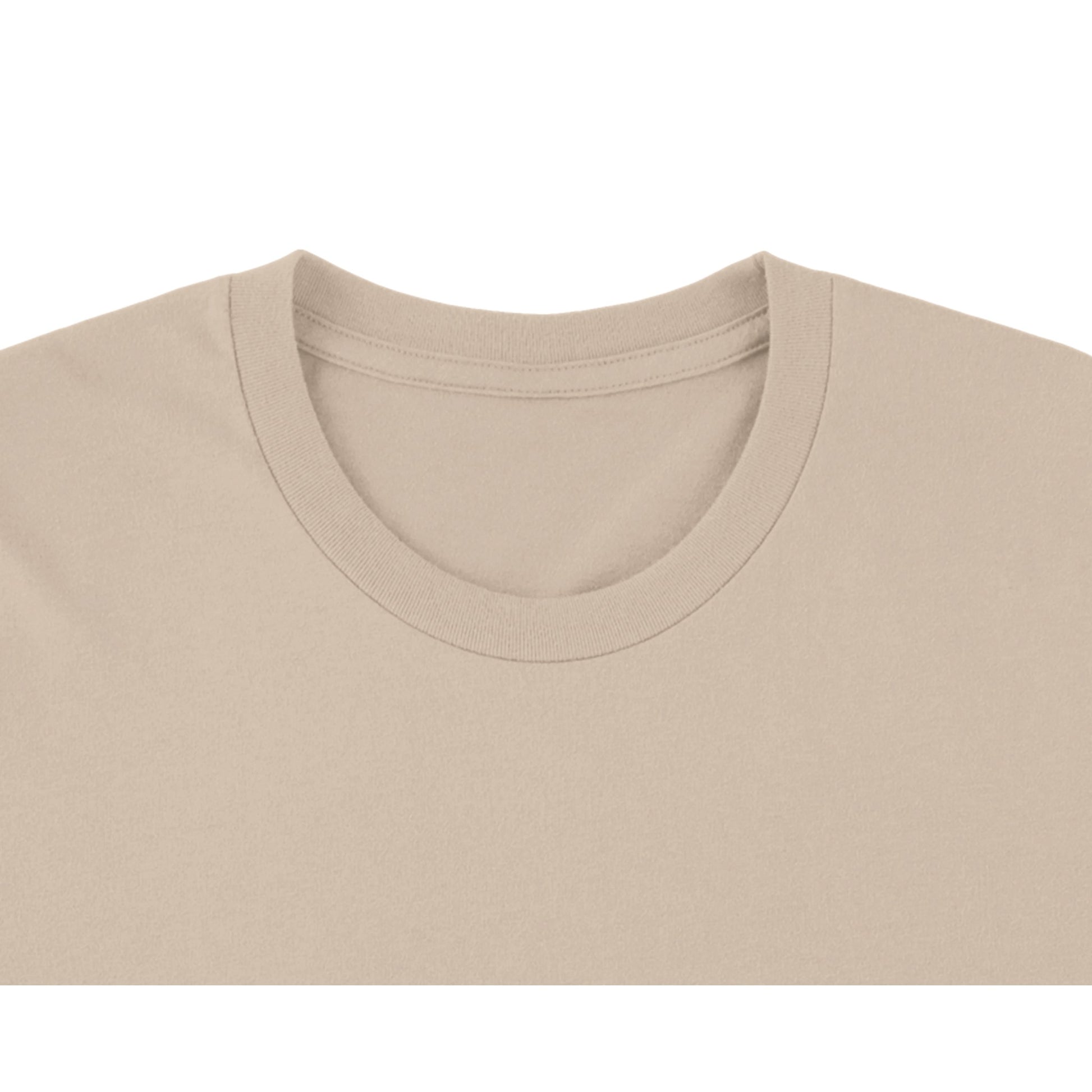 KNOWINGempowering design Cotton T-Shirt front neck detail view 