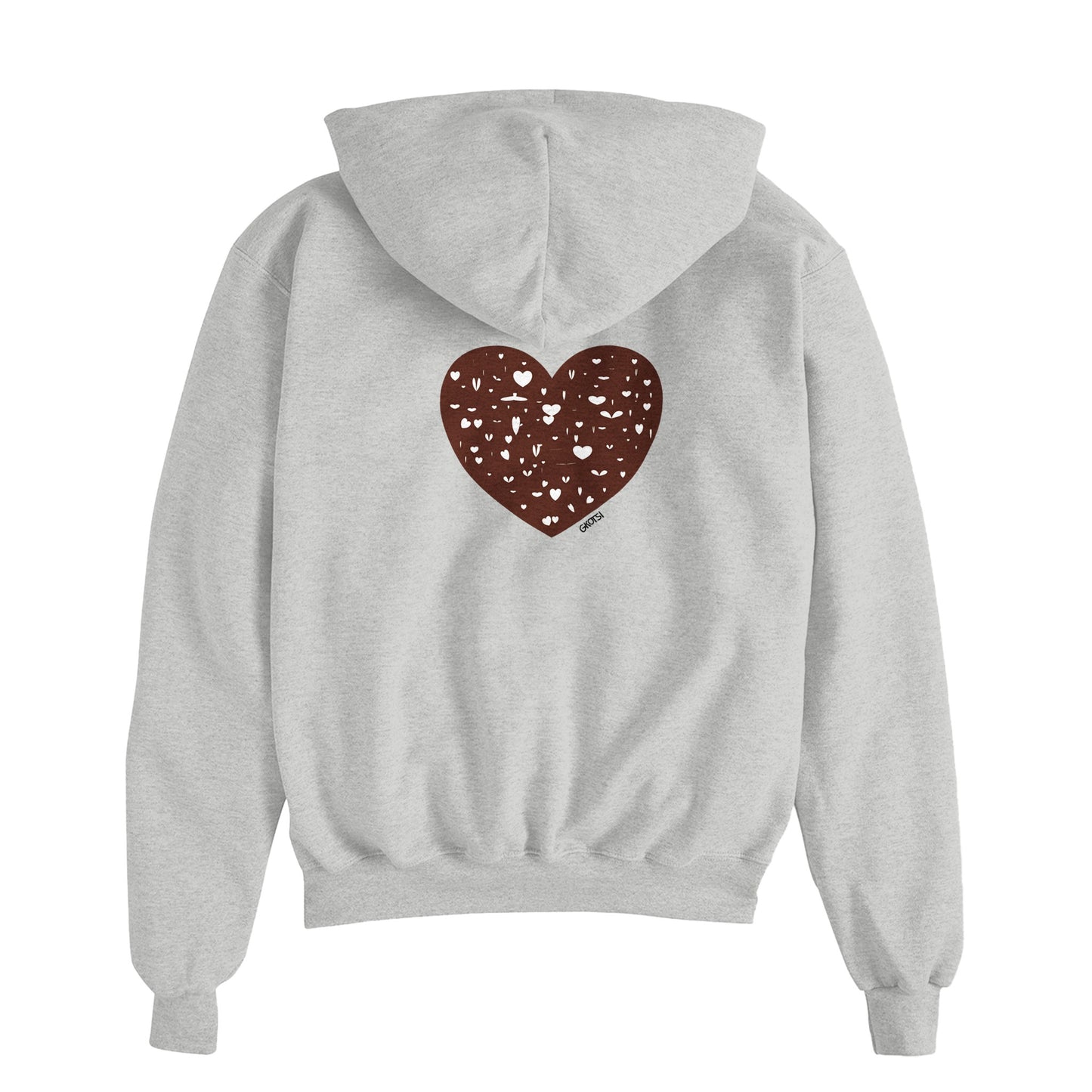 LOVE Eco-Friendly empowering design Hoodie back view