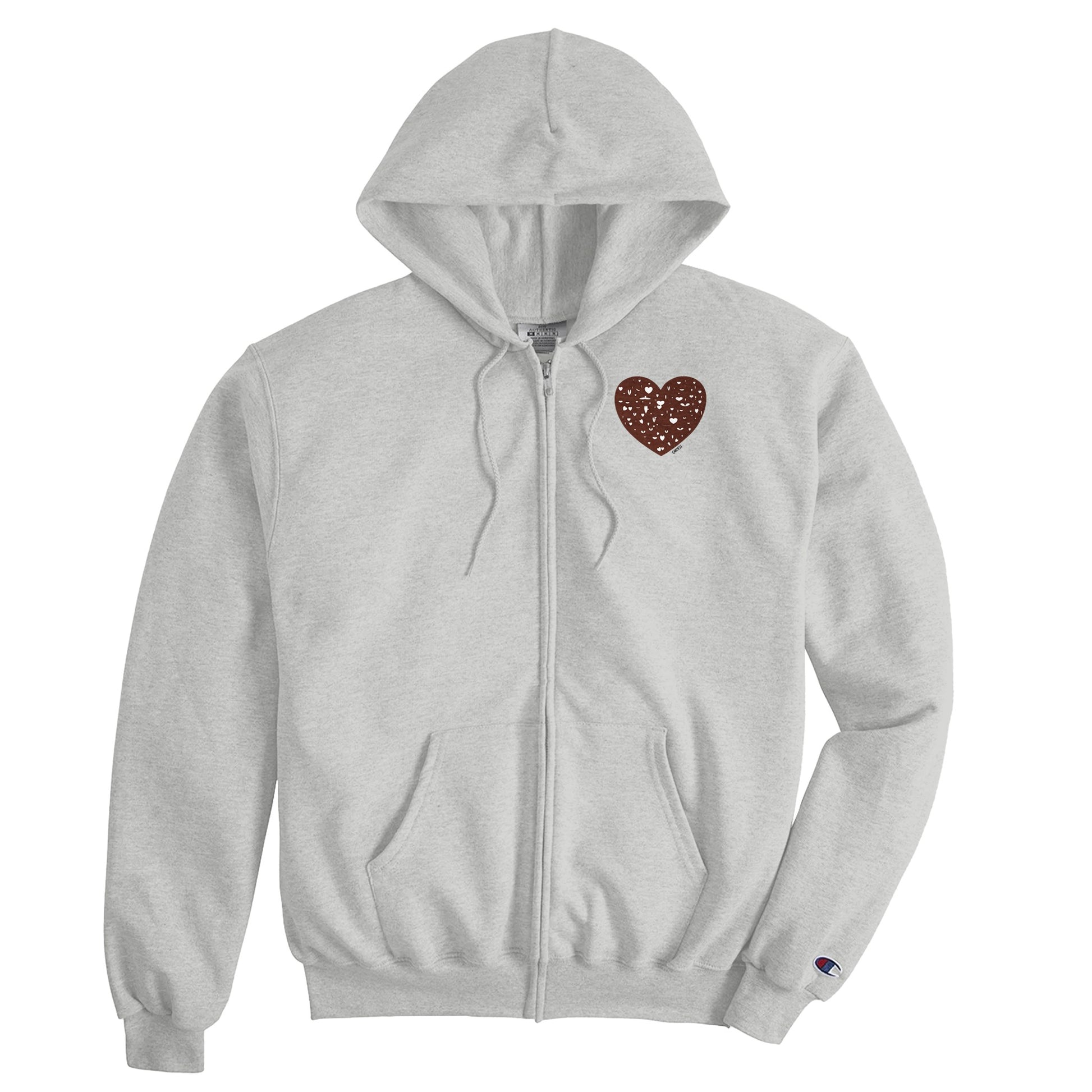 LOVE Eco-Friendly empowering design Hoodie front view