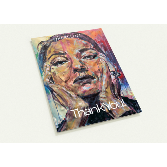 THANK YOU! Silk Paper Card with Mindful Quotes & Soul Notes