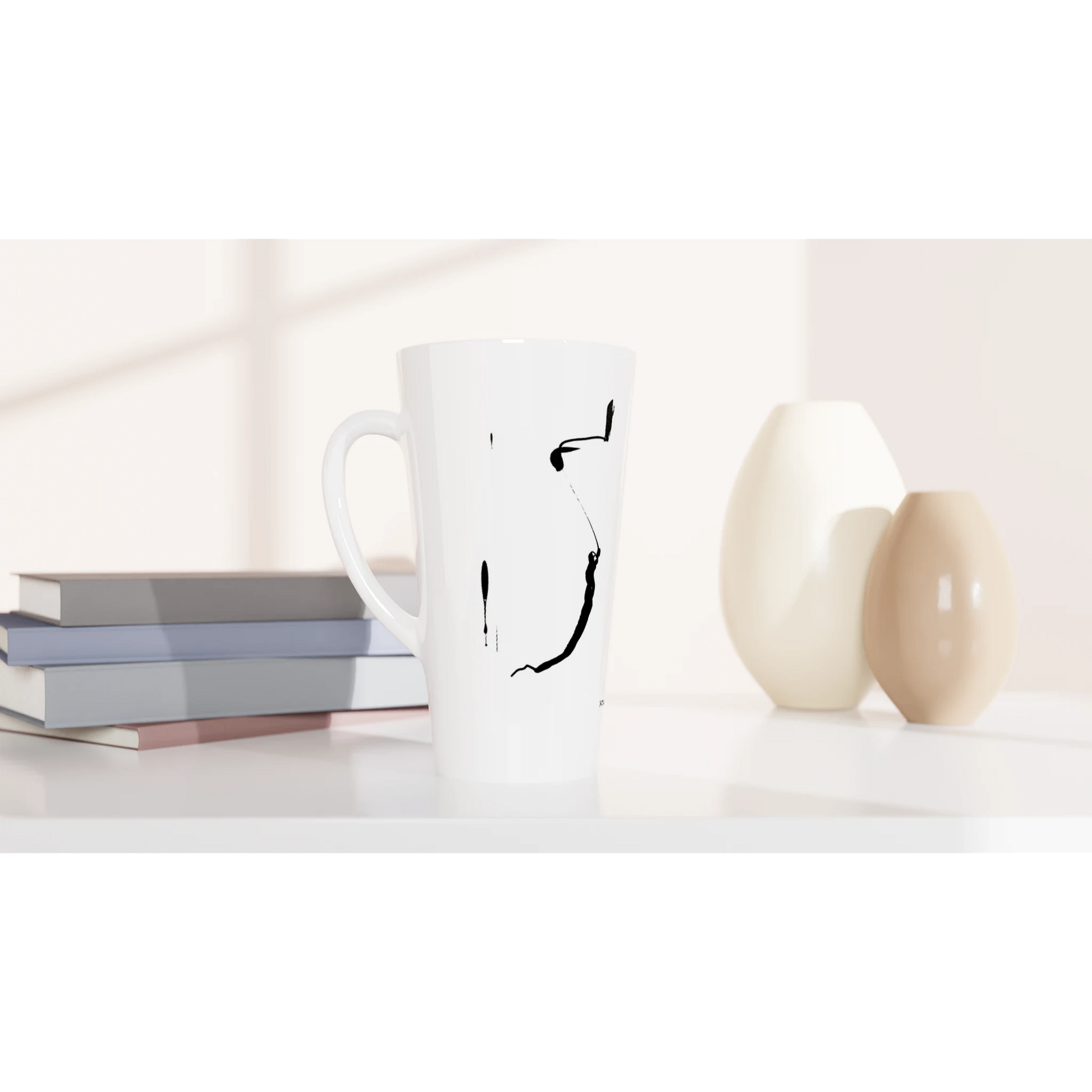 YOU ARE White Mug in office with Mindful Quotes & Soul Notes